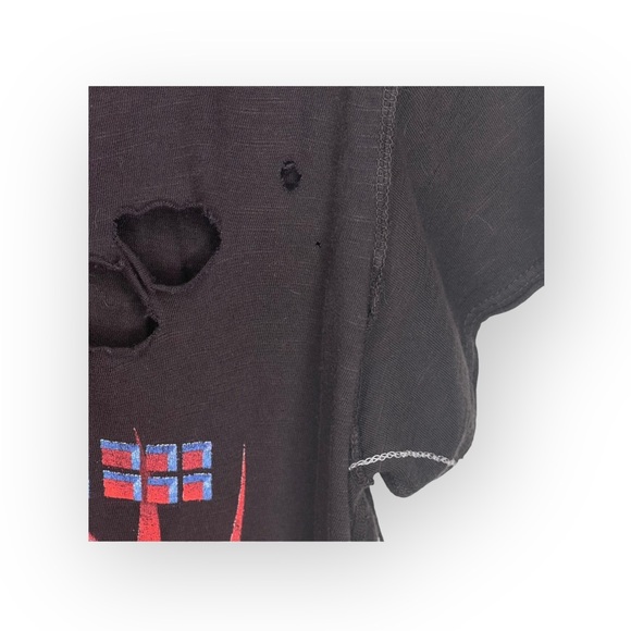 new Trunk LTD ᴥ︎ Journey Greatest Hits Destroyed Concert Tee ᴥ︎ Vintage Black S - Picture 8 of 17